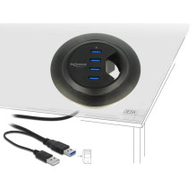 DELOCK USB-HUB 4-Port USB3.0 į lentelę integruota DELOCK USB-HUB 4-Port USB3.0 į lentelę integruota