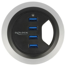 DELOCK USB-HUB 4-Port USB3.0 į lentelę integruota DELOCK USB-HUB 4-Port USB3.0 į lentelę integruota