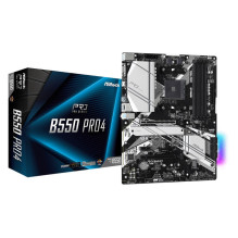 Asrock B550 Pro4 (juoda / sidabrinė)