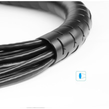 Ugreen Ugreen LP121 viršelis 30818 cable organizatorius 1.5m - juodas juodas