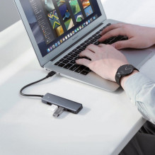 Ugreen Ugreen USB HUB - 4x USB 3.2 Gen 1 with micro USB power port gray (CM219 50985) Ugreen Ugreen USB HUB - 4x USB 3.2 Gen 1 with micro USB power port gray (CM219 50985)