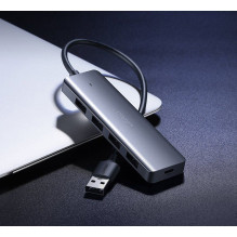 Ugreen Ugreen USB HUB - 4x USB 3.2 Gen 1 with micro USB power port gray (CM219 50985) Ugreen Ugreen USB HUB - 4x USB 3.2 Gen 1 with micro USB power port gray (CM219 50985)
