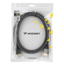 Wozinsky Wozinsky HDMI 2.1 Cable 8K 60 Hz 48 Gbps / 4K 120 Hz / 2K 144 Hz 2 m Silver (WHDMI-20)