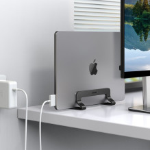 Ugreen Ugreen Aliuminio vertikalaus stovo laikiklis, skirtas MacBook nešiojamam planšetiniam kompiuteriui Silver (20471 