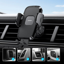 Joyroom Joyroom JR-ZS259 car holder clamping phone to the air vent - black Joyroom Joyroom JR-ZS259 car holder clamping phone to the air vent - black