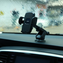 Joyroom Joyroom car phone holder with telescopic extendable arm for dashboard and windshield black (JR-ZS259)