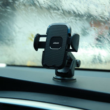 Joyroom Joyroom car phone holder with telescopic extendable arm for dashboard and windshield black (JR-ZS259)