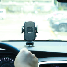Joyroom Joyroom automobilio telefono laikiklis su teleskopine ištraukiama rankena prietaisų skydeliui ir priekiniam stik Joyroom Joyroom automobilio telefono laikiklis su teleskopine ištraukiama rankena prietaisų skydeliui ir priekiniam stik