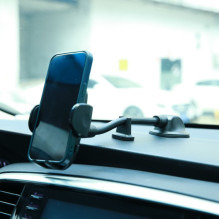 Joyroom Joyroom automobilinis telefono laikiklis su lanksčia rankena, skirtas prietaisų skydeliui arba priekiniam stiklu
