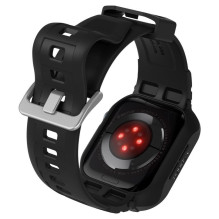 Spigen Spigen Rugged Armor Pro Case with Strap for Apple Watch 4 / 5 / 6 / 7 / 8 / SE (44 / 45 mm) - Black