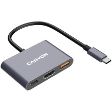 Canyon CANYON hub DS-4 3in1 USB-C Grey Canyon CANYON hub DS-4 3in1 USB-C Grey