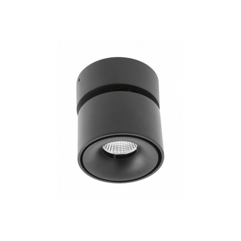 BIANCO ceiling light GTV LD-BNCC8WOC-NB (black, 8W, 680lm, 4000K)