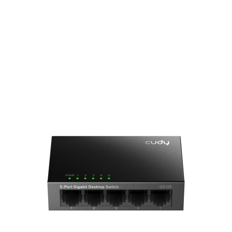 5 prievadų komutatorius CUDY GS105 (Nevaldomas)