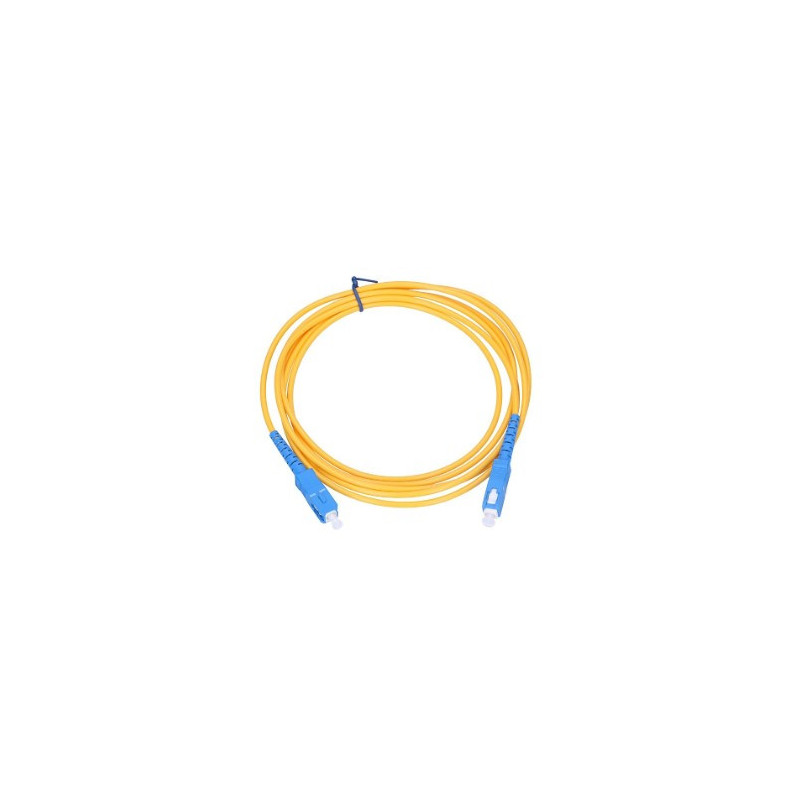 Optical cable SC / UPC-SC / UPC SM (5m, simplex, OS1 / OS2, G657A1, 9 / 125µm, LSZH)