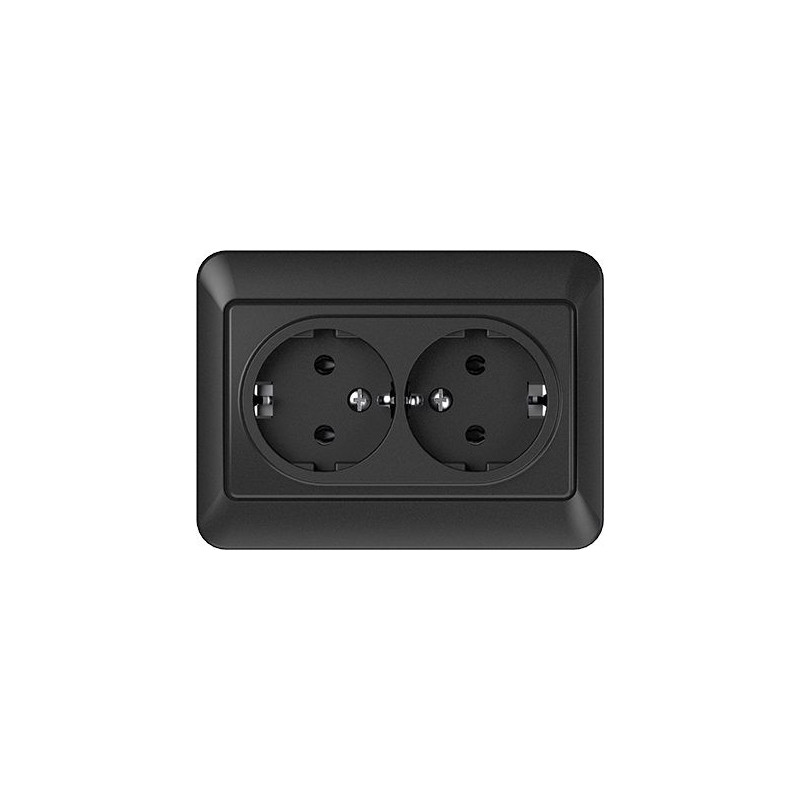 Overhead socket with grounding Vilma RP16-021 SL+V (anthracite)
