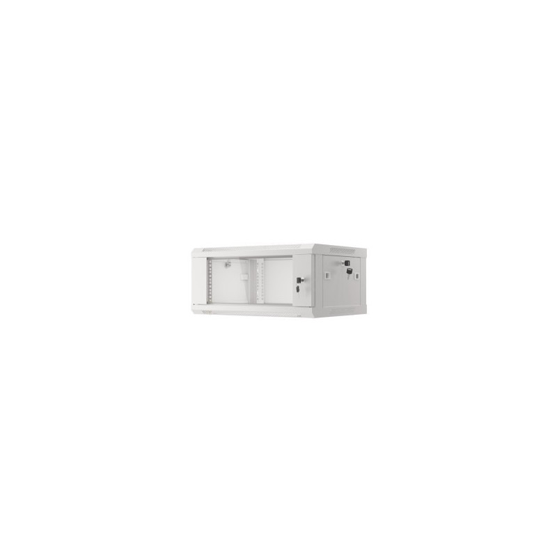 Komutacinė spinta 19'' pakabinama 9U 600x450x501mm (pilka, nesurinkta, IP20) ASP2-6409