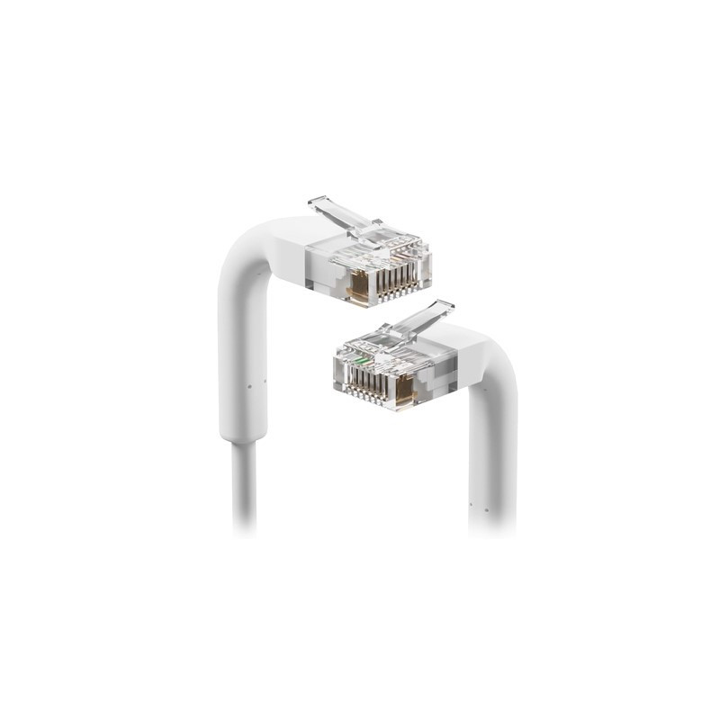 Kabelis patch Ubiquiti U-Cable-Patch-1M-RJ45 (1m, baltas, UTP, 6 Cat.)