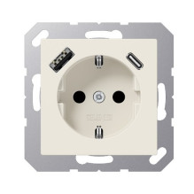 Socket with USB A + USB C...