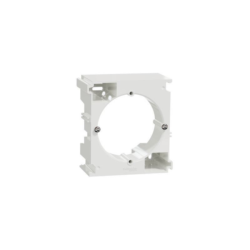 Surface-mounted junction box 1 place Schneider Electric Sedna Design SDD111902 (white)