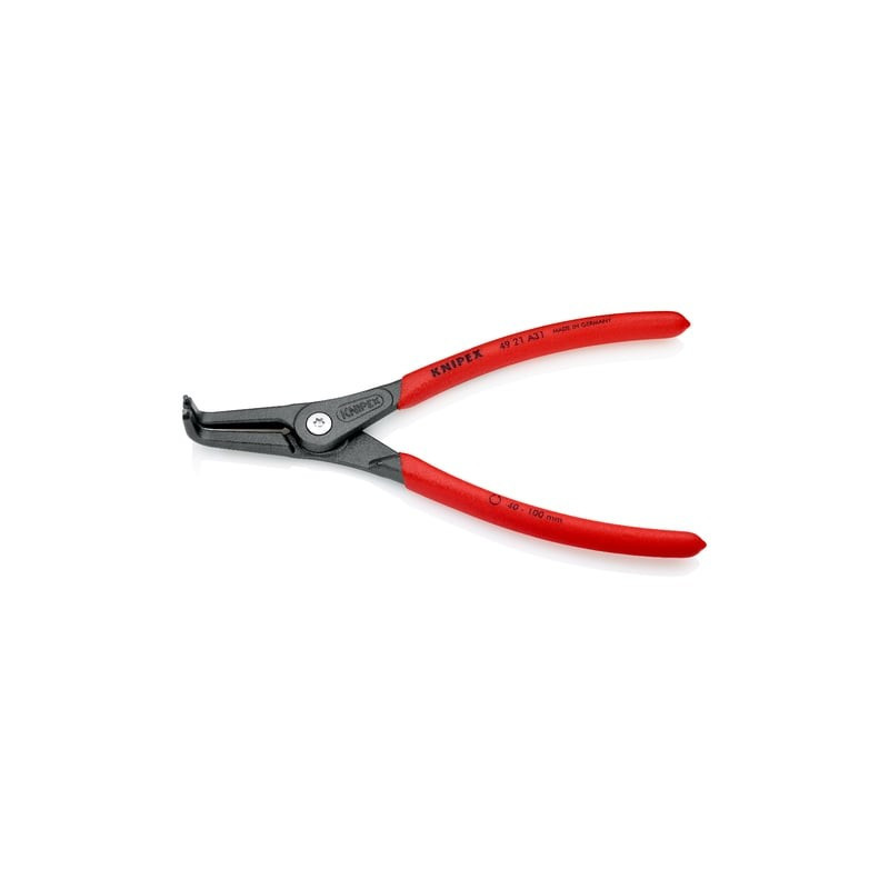 Lenktos replės fiksavimo žiedams Knipex 49 21 A31 (40-100mm