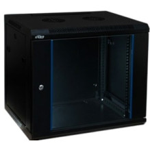 Komutacinė spinta 19'' pakabinama 15U 600x450x769mm (juoda, surinkta, IP20) AWM2-6415