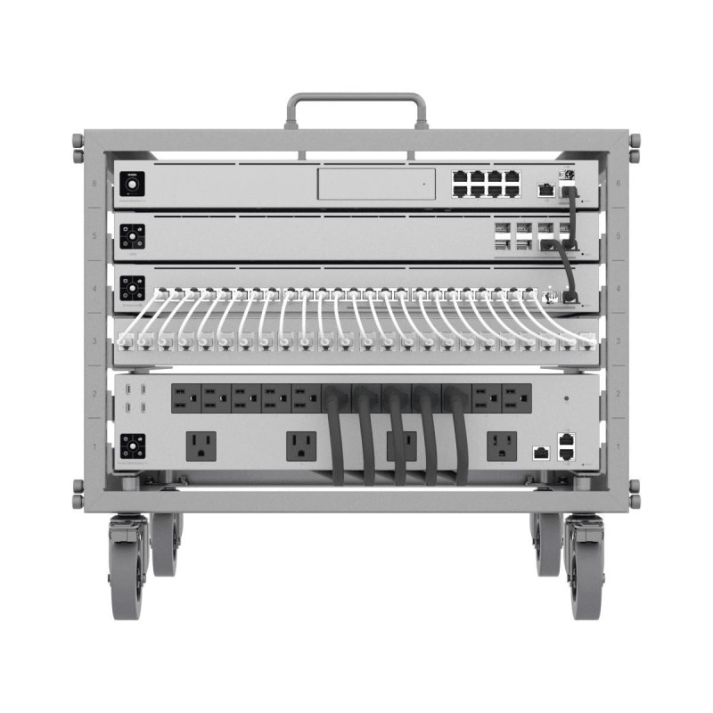 Cabinet Ubiquiti U-Rack-6U-TL (6U, 24 ports, 519x460x485mm)