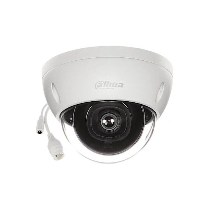 Dahua Dome IPC-HDBW2441E-S-0280B F2.8 (White, 4MP, 95°, IR 30m, IP67, IK10)