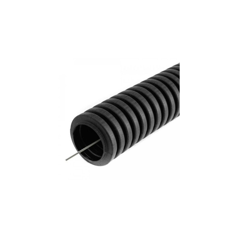 BLACK corrugated pipe with wire D32 (COIL 50m) Marmat