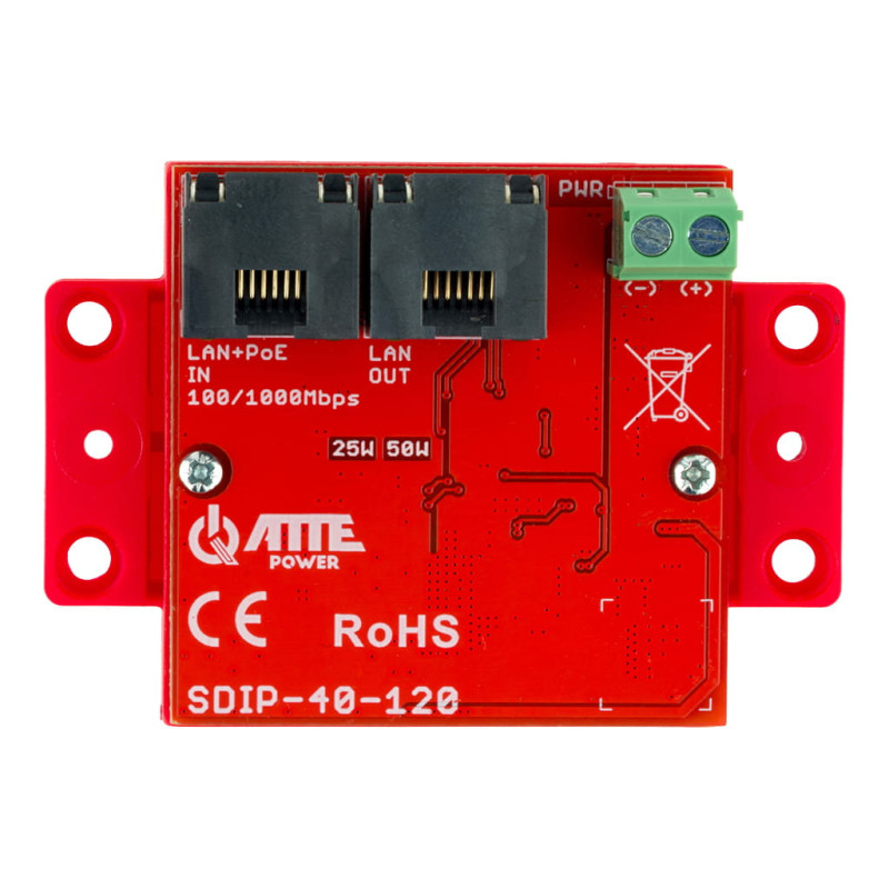 PoE adapteris ATTE SDIP-40-120