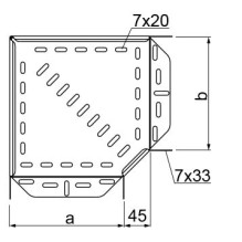 Perforated duct bend 90°...