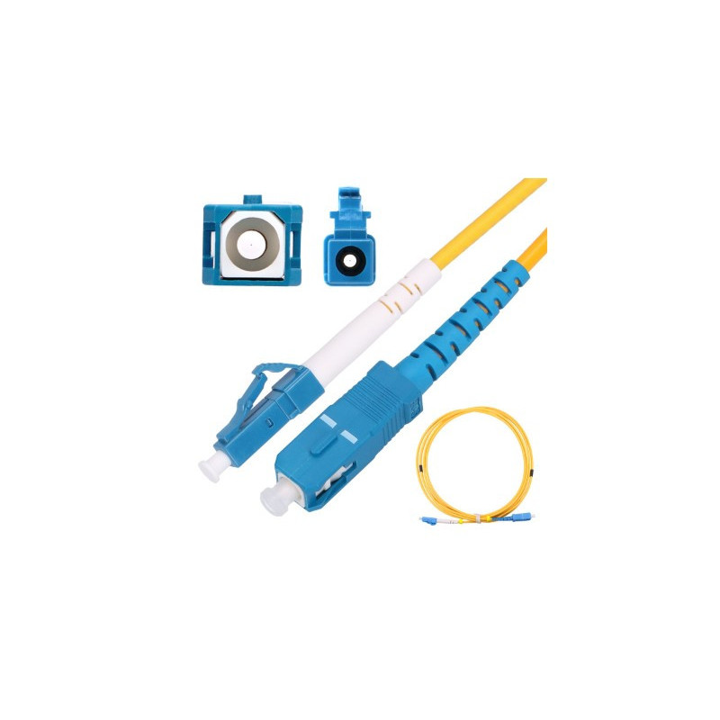Optical cable LC / UPC-SC / UPC SM (2m, simplex, OS1 / OS2, 9 / 125µm, LSZH)