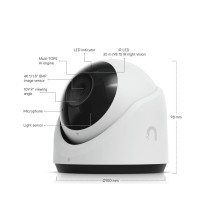 Kamera Ubiquiti UVC-G6-Turret-W (Balta, 8 MP, 30 m IR)