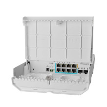Komutatorius 8 prievadų Mikrotik CSS610-1Gi-7R-2S+OUT