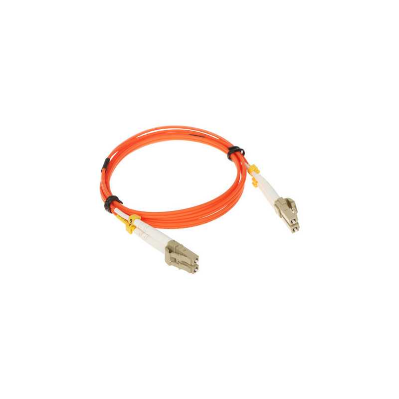 Optical patch cord LC/UPC-SC/UPC (MM, duplex, OM3, 3mm, 3m)