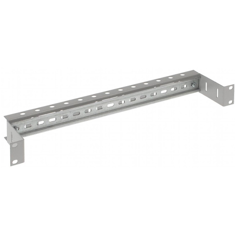 Mounting panel VTS0026 19" 1U (recessed, with DIN rail)