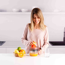 Sulčiaspaudė - Taurus Citrus Compact 30 W Juoda, Oranžinė, Skaidri Sulčiaspaudė - Taurus Citrus Compact 30 W Juoda, Oranžinė, Skaidri