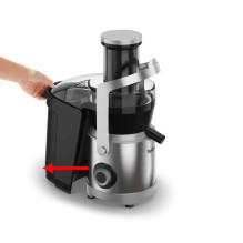 Sulčiaspaudė - Tefal ZE660D10 1 000 W 2 Greičių 8,5 cm Sidabrinė, Juoda Sulčiaspaudė - Tefal ZE660D10 1 000 W 2 Greičių 8,5 cm Sidabrinė, Juoda