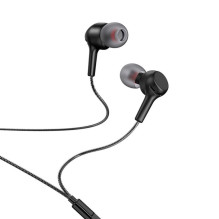 Hoco Wire earphones Jack 3,5 mm Hoco M78 black Hoco Wire earphones Jack 3,5 mm Hoco M78 black