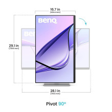 Monitor - BenQ MA320U 32', 4K, 3840x2160, 99% sRGB, USB-C, White Monitor - BenQ MA320U 32', 4K, 3840x2160, 99% sRGB, USB-C, White