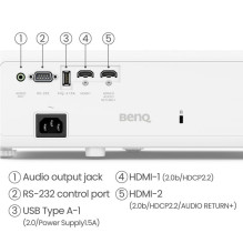 Projector - BenQ TK710 4K Laser 3200 ANSI Lumens 600,000:1 Contrast Projector - BenQ TK710 4K Laser 3200 ANSI Lumens 600,000:1 Contrast