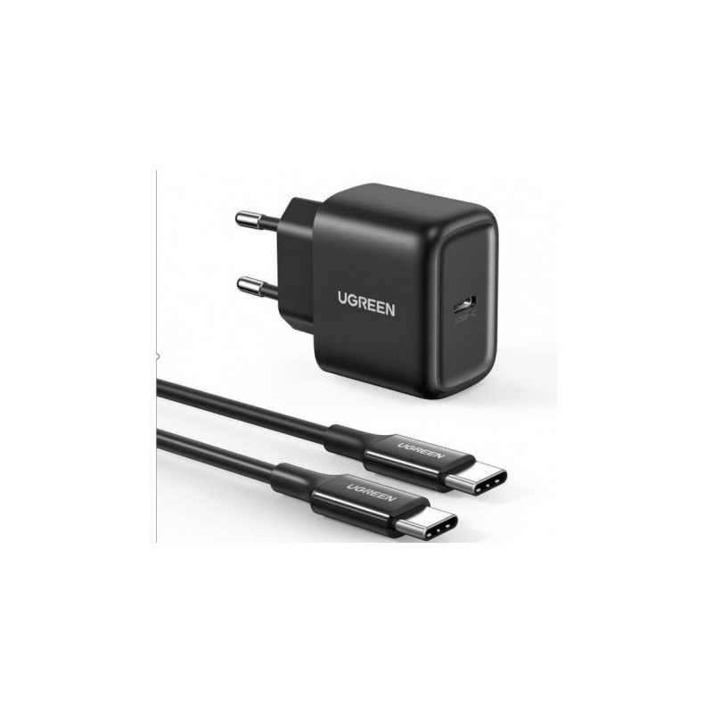 Ugreen CD250 USB-C+Cable USB-C 25W Black