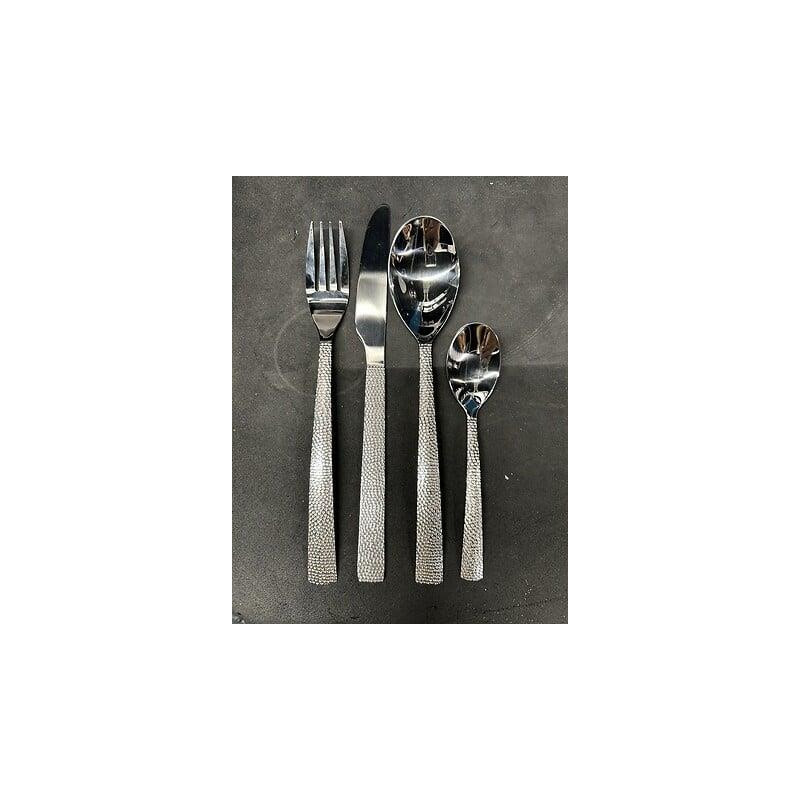 Cutlery set, grey, 24 pcs