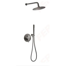 Built-in shower set Ferro Ciriculus, grey color. Built-in shower set Ferro Ciriculus, grey color.
