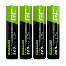 Green Cell Akku 4xAAA HR03 800mAh Green Cell Akku 4xAAA HR03 800mAh