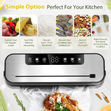 Riff Vacuum Sealer Machine with UV sterilization with cutting knife + 10 bags
