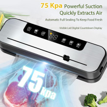 Riff Vacuum Sealer Machine with UV sterilization with cutting knife + 10 bags