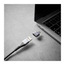Intenso 3-pack USB Adapter USB-A - USB-C C480C Aluminium