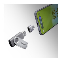 Intenso 3-pack USB Adapter USB-A - USB-C C480C Aluminium
