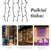 Light curtain (garland) PROLED IP67 6x2 m Light curtain (garland) PROLED IP67 6x2 m