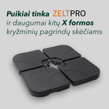 Lauko skėtis su padu Comfort Antracito